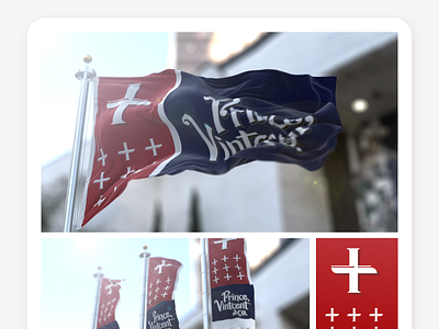 Prince Vintcent & Company branding design timtello vector web
