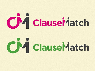 ClauseMatch clause green legal logo pink