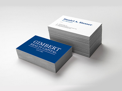 Gimbert Realty Capital Business Card branding design graphic design identity marketing