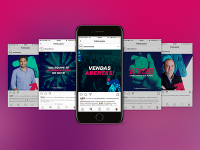 I'm still in love with these colors 💜💗 branding social media ui ux