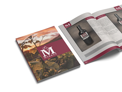 Winery OPG Markus brochure branding brochure brochure design brochure mockup logo wine wine label