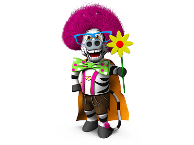 ZiBi in Carnival 3d animation character maya zibi