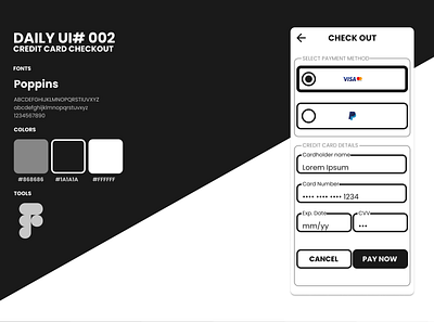 DAILY UI# 002 Credit Card Checkout checkout credit card credit card checkout daily ui dailyui dailyui 002 dailyuichallenge figma figmadesign frontend mobile