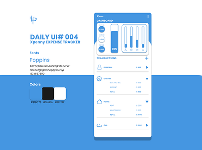 DAILY UI# 004 Expense Tracker competition dailyui expense tracker figma figmadesign frontend illustration ui
