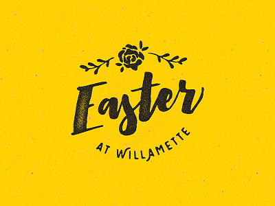 Easter easter jesus rose sermon type typography