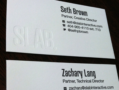 SLAB Business Cards