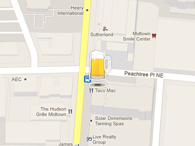 Map Beer Icon beer google maps icon