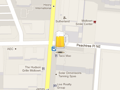 Map Beer Icon