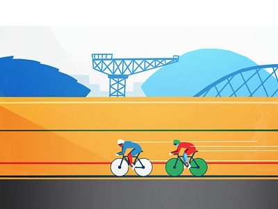 Cycling Styleframe animation cycling design glasgow photoshop styleframe