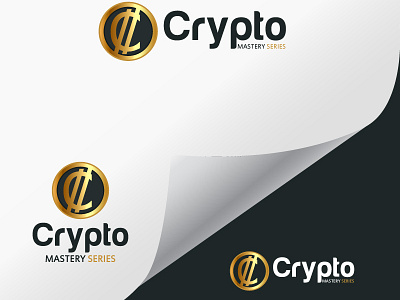 Crypto logo - Variation N°1 design flat illustrator logo logodesign minimal typography vector