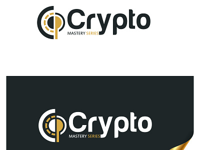 crypto logo - Variation N°3 coin cryptocurrency design flat illustrator logo logodesign minimal typography vector