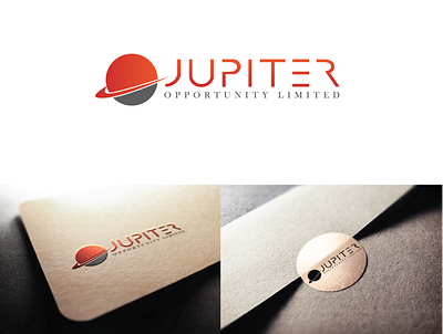 Jupiter logo design flat illustrator logo logodesign minimal typography vector