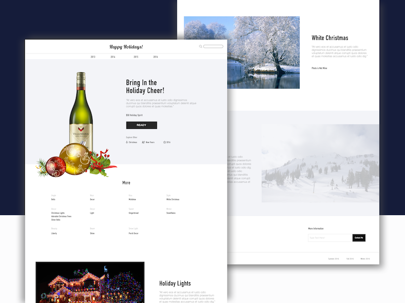 Holiday spread copy