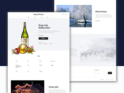 Holiday Spread christmas design holidays interface layout product product design ui user research ux