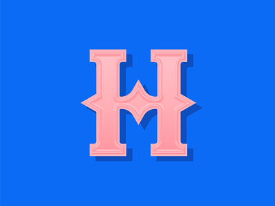 36 days of type H 36 days of type 36dayoftype 36days 36daysoftype colour design flat lettering vector