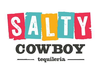 Salty Cowboy Tequileria logo foxio logo restaurant salty cowboy