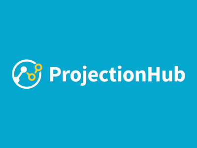 ProjectionHub Logo branding financial foxio identity logo projectionhub