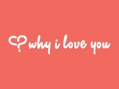 Why I Love You web app logo