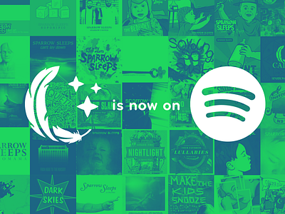 Spotify promo for Sparrow Sleeps promo sparrow sleeps spotify