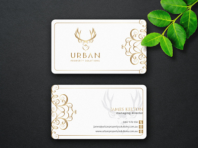 luxury business card design outstanding unique logo