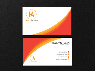 business card branding custom logo graphic design logo