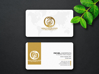 business card design outstanding unique logo