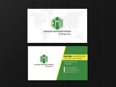 business card design mordern business card