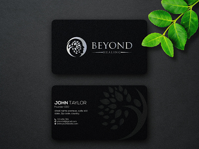 luxury business card design outstanding unique logo