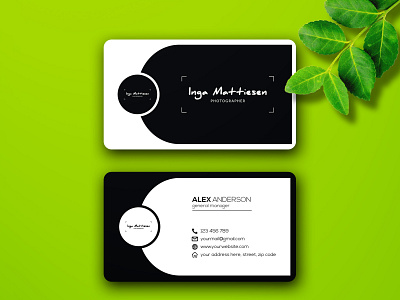 unique business card design outstanding unique logo