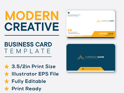 modern creative business card template