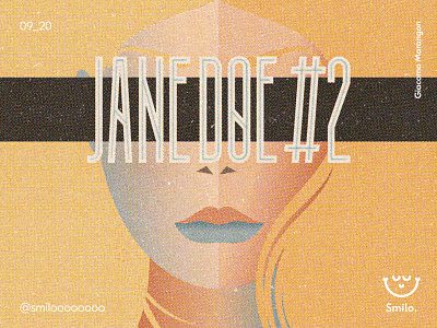 Jane Doe #1 album album art album cover blonde cover art cover artwork face flat flat design girl graphic graphicdesign halftone hidden illustration woman illustration woman portrait yellow