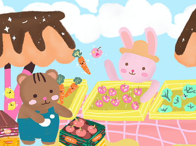 Sweeties Market🐰🐻 drawing