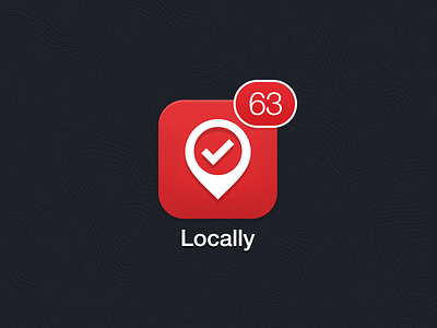 New Badge app awesomeness badge interface ios iphone local location map