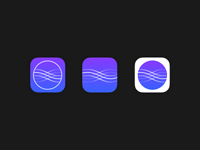 InCast App Icons app icon audio gradient ios ios 7 sound wave