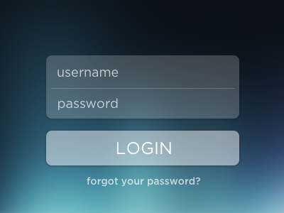 Transparent Login awesome form light login transparent ui