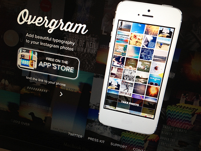 Overgram is live! app store awesomeness free iphone app live over overgram