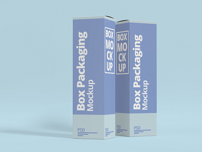 Box Packaging Mockup 3d branding graphic design