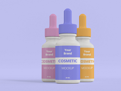 Serum Bottle Mockup