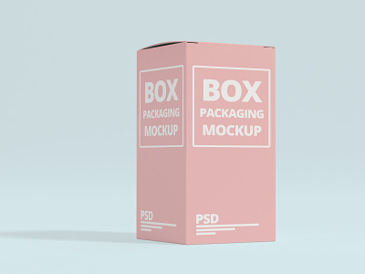 Box Mockup 3d box branding design graphic design logo mockup motion graphics packaging