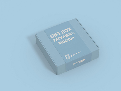 Gift Box Mockup