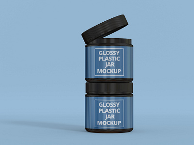 Jar Mockup 3d branding graphic design jar logo mockup motion graphics packaging