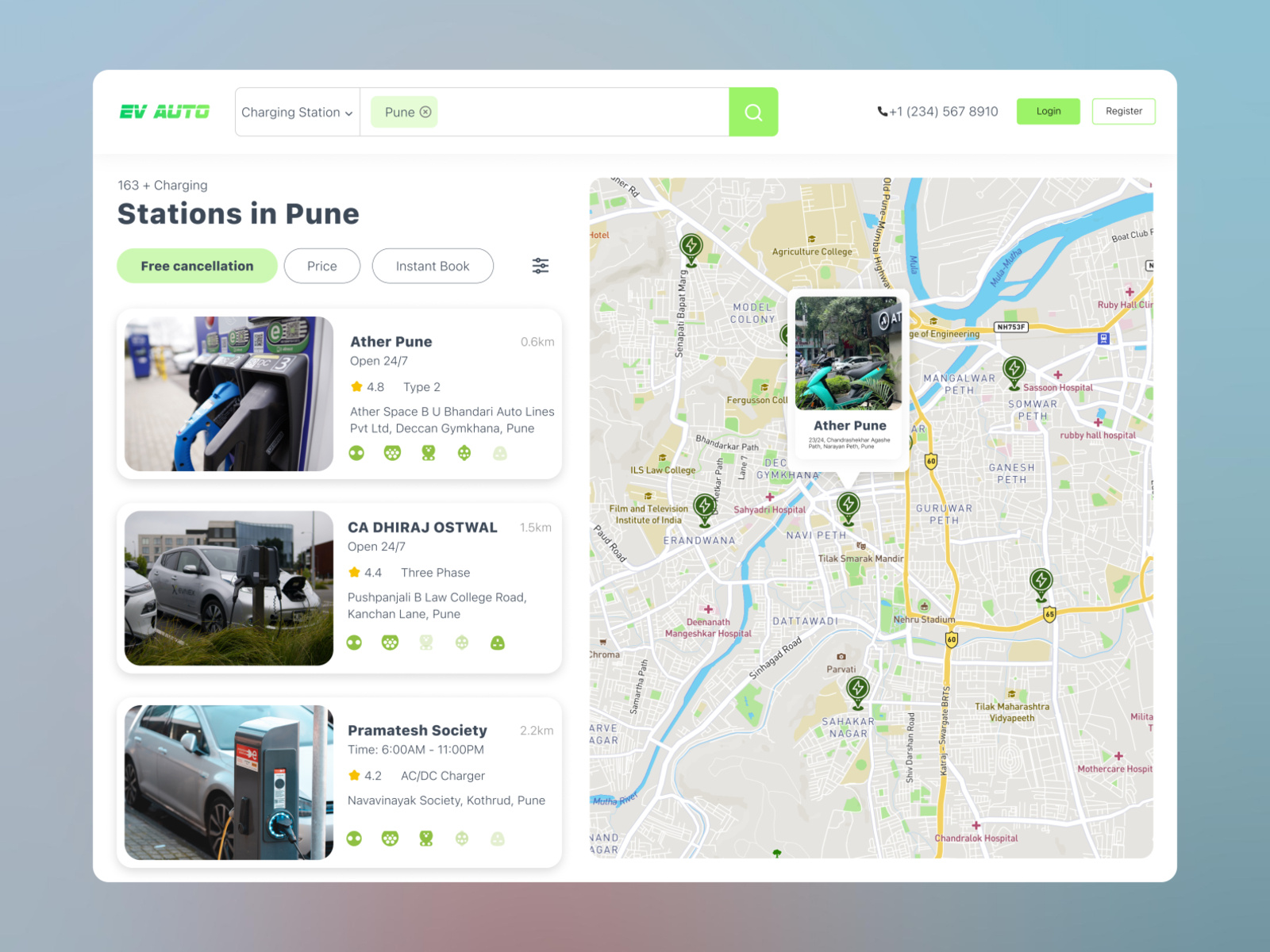 Dribbble Ev Charging Station Application.jpg by Soham N