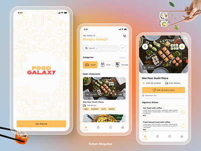 Food App UI Design - Food Delivery