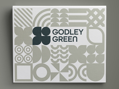 Godley Green Garden Village brand guidelines branding design design guidelines icon illustration logo minimal