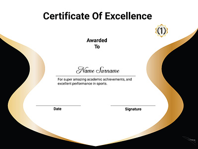 Certificate Of Excellence