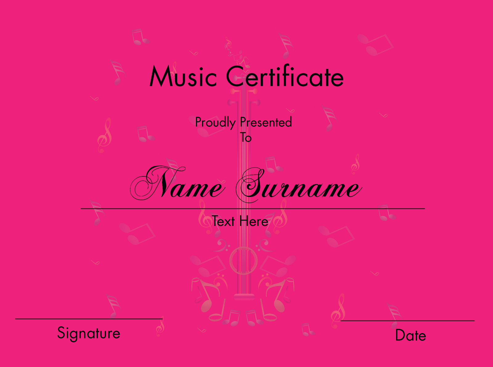 music-certificate-by-livumile-magoqwana-on-dribbble
