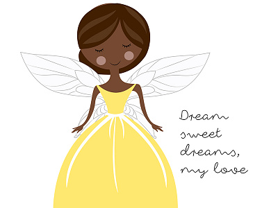 Fairy fairy graphic design kidsdesign poster