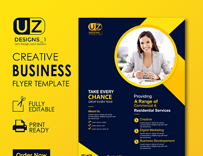 Creative flyer design business flyers flyer flyer design flyer template