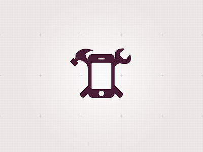 Mobile Builder Icon build hammer icon icons illustrator mobile shape tools vector wrench