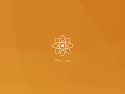 Process Icon flat icon low poly poly process trianglify ui work